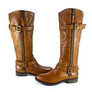 SONNYA Steve Madden Leather Riding Boot